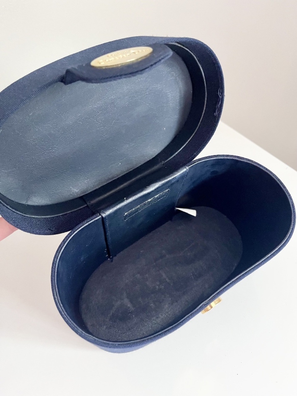Vintage Dior Vanity Makeup Case Toiletry Cosmetic Designer Beauty Bag - Picture 7 of 11
